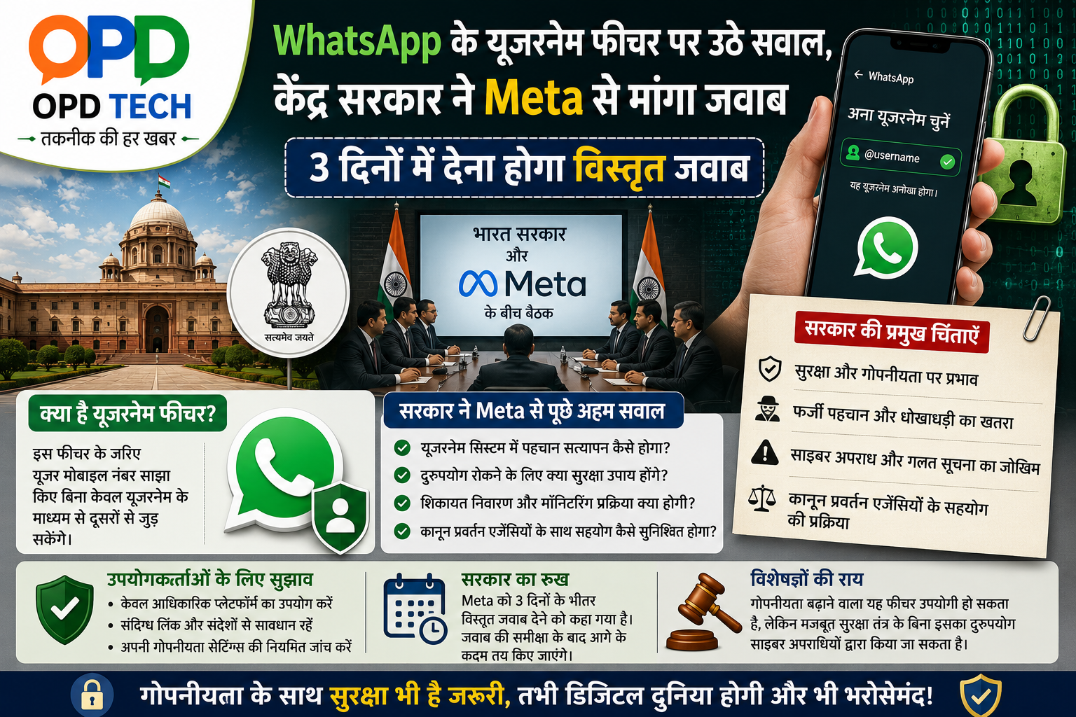 WhatsApp के यूजरनेम फीचर पर उठे सवाल
